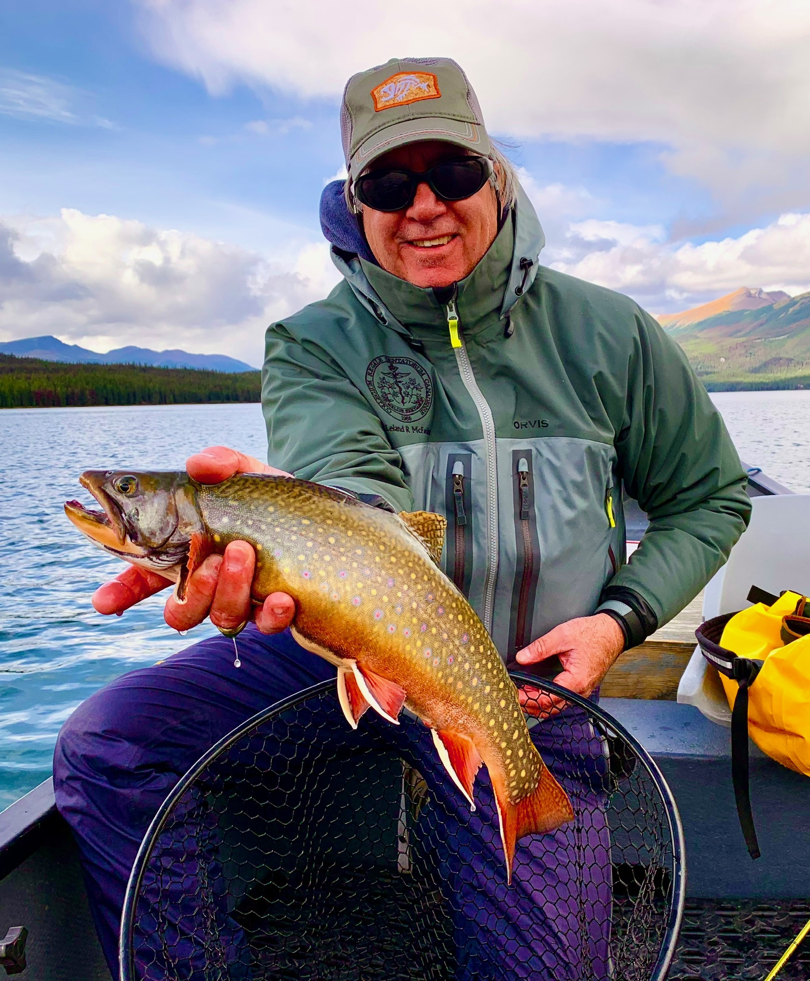 Guided fishing on the water, Jasper National Park