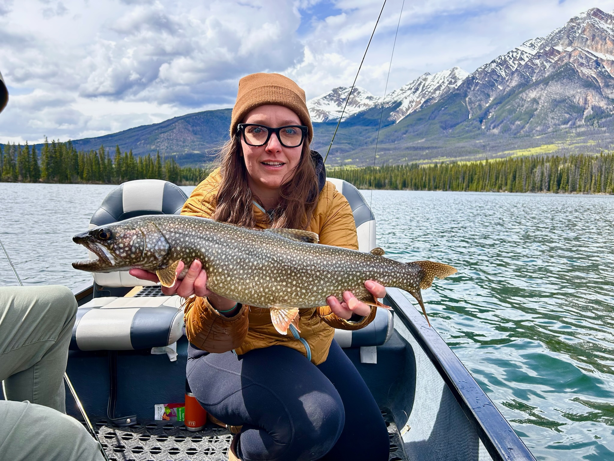 Wildlife encounter from the water, Jasper National Park