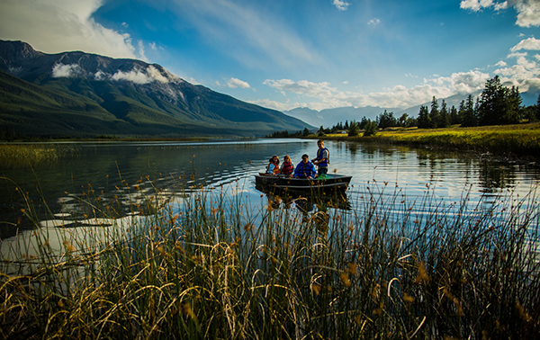 Crystal-clear waters of Talbot Lake, Jasper National Park — Northern Pike sight fishing
