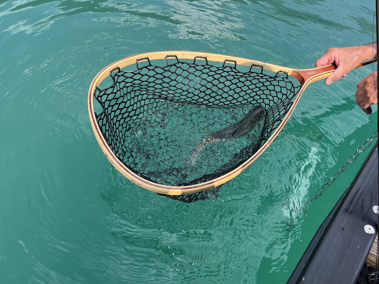 Danny fishing with son