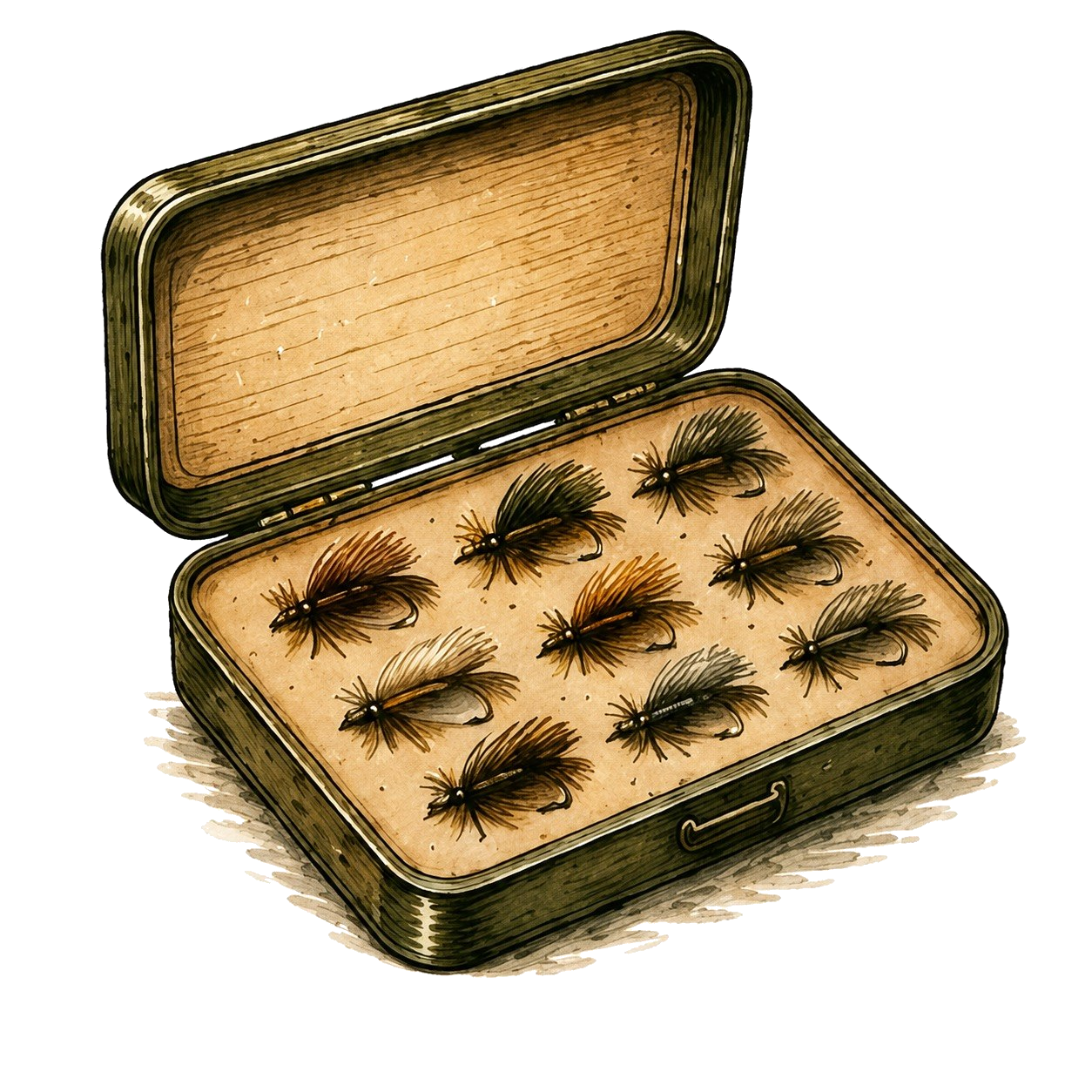Hand-Tied Flies